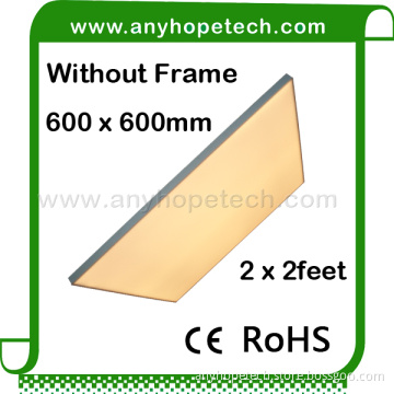 Latest products factory price 60 60cm warm white 2ft x 2ft led panel light